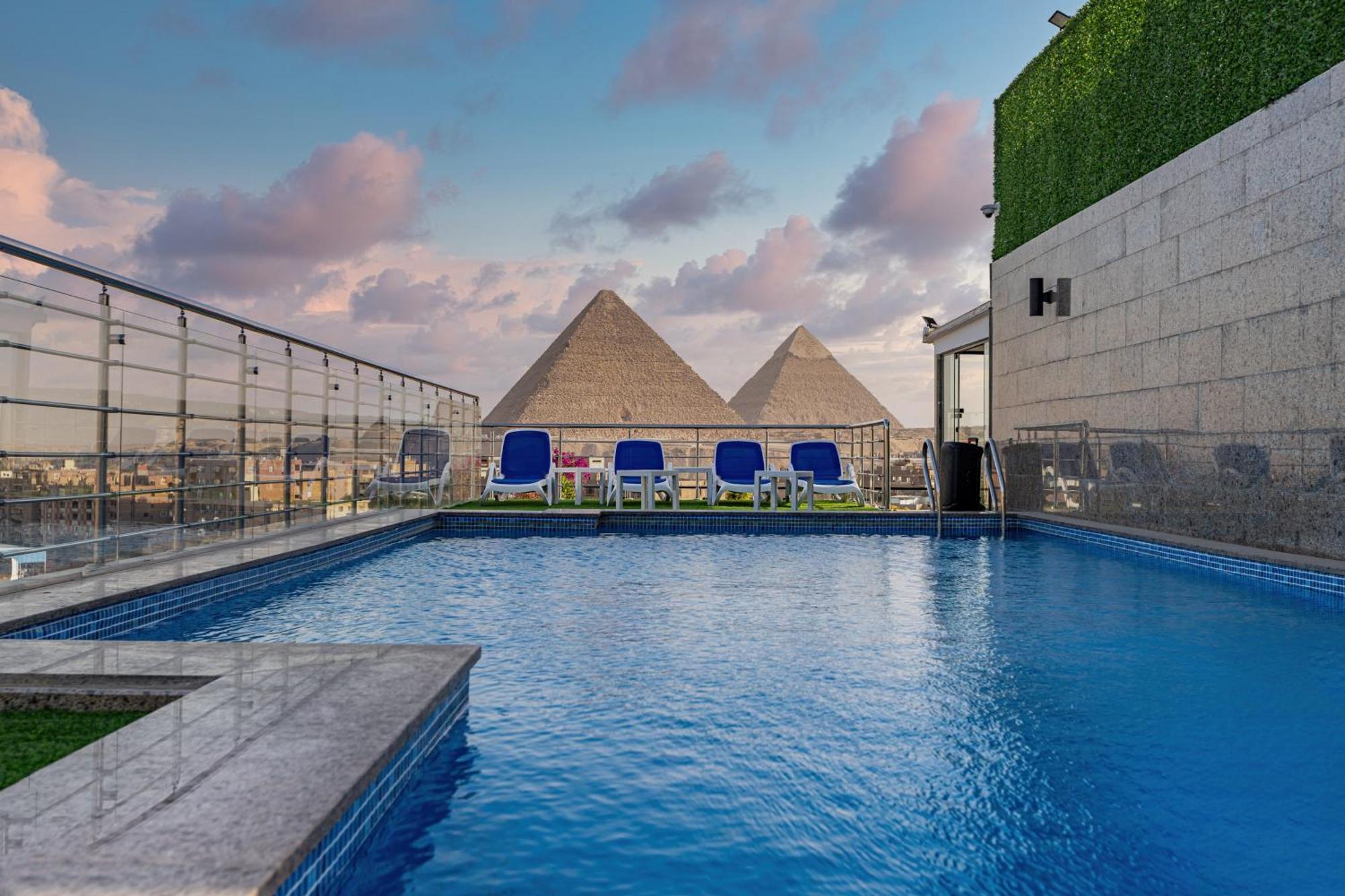 Gold'S Pyramids Hotel Al Kawm al Akhdar Екстер'єр фото